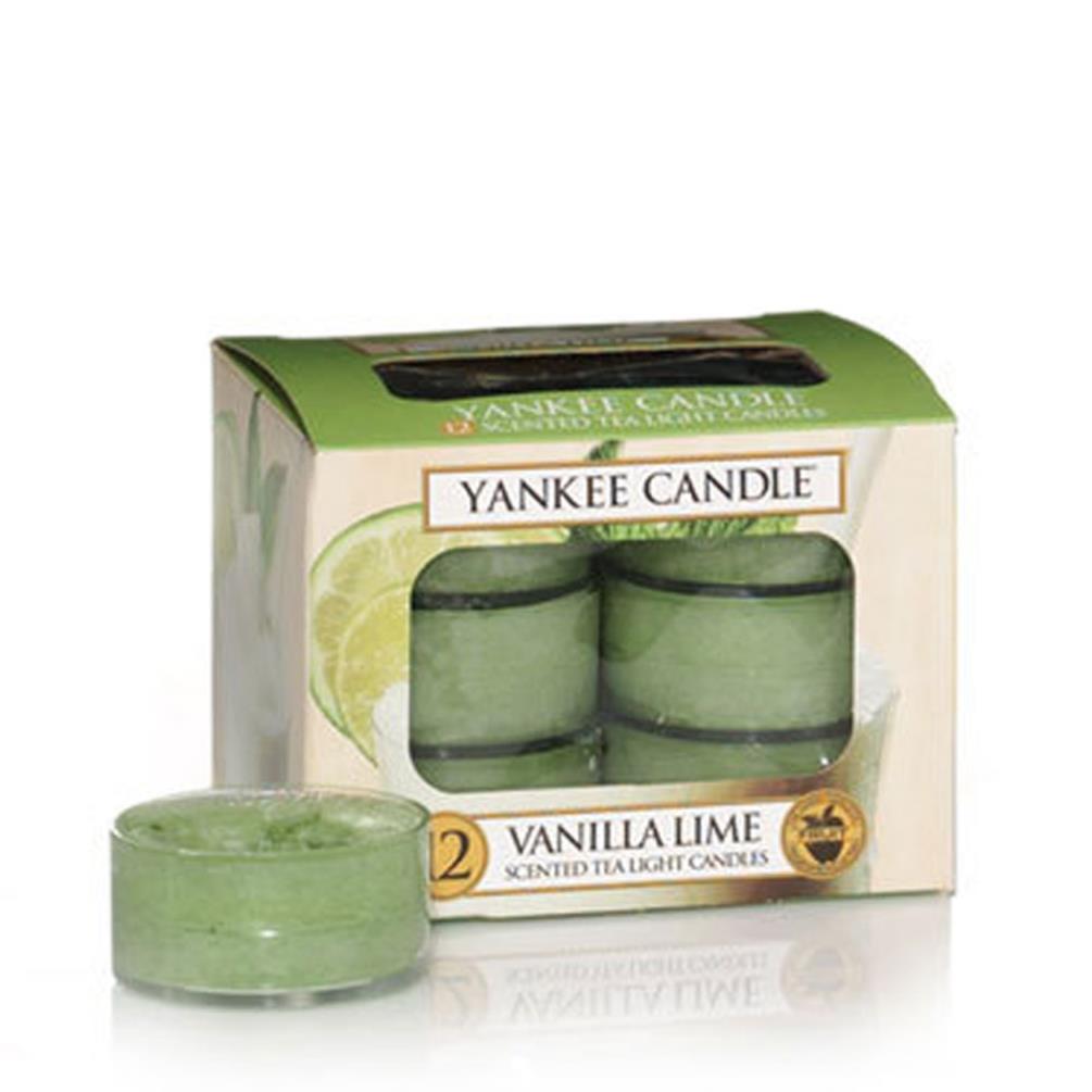 Yankee Candle Vanilla Lime Tea Lights (Pack of 12) £4.19